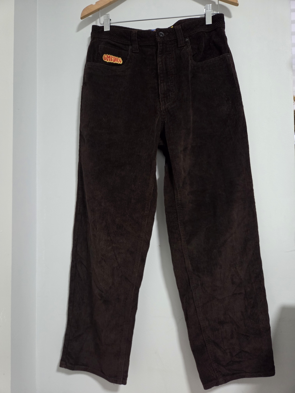 Empyre Men's Dark Brown Corduroy Pants - Comfortable Straight Fit